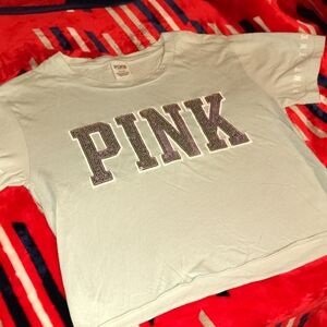 PINK Victoria's Secret Kids Tee - Light Gray